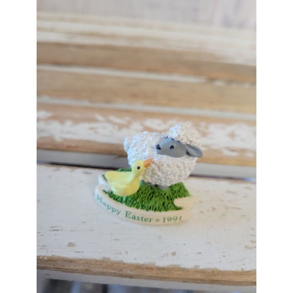 Chick duck mini easter figurine village ornament